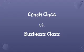 Coach Class vs. Business Class