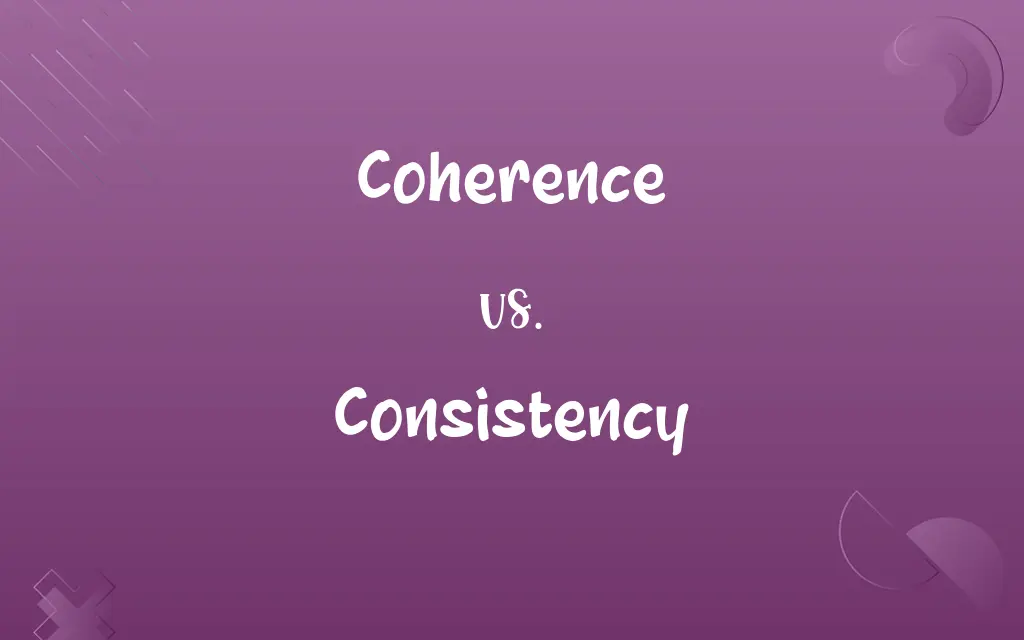 Coherence vs. Consistency