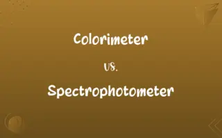 Colorimeter vs. Spectrophotometer