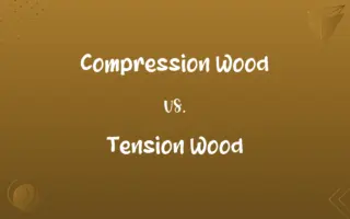 Compression Wood vs. Tension Wood