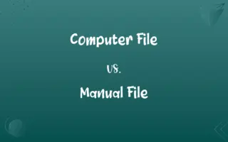 Computer File vs. Manual File