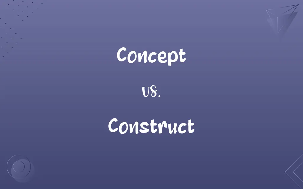 Concept vs. Construct