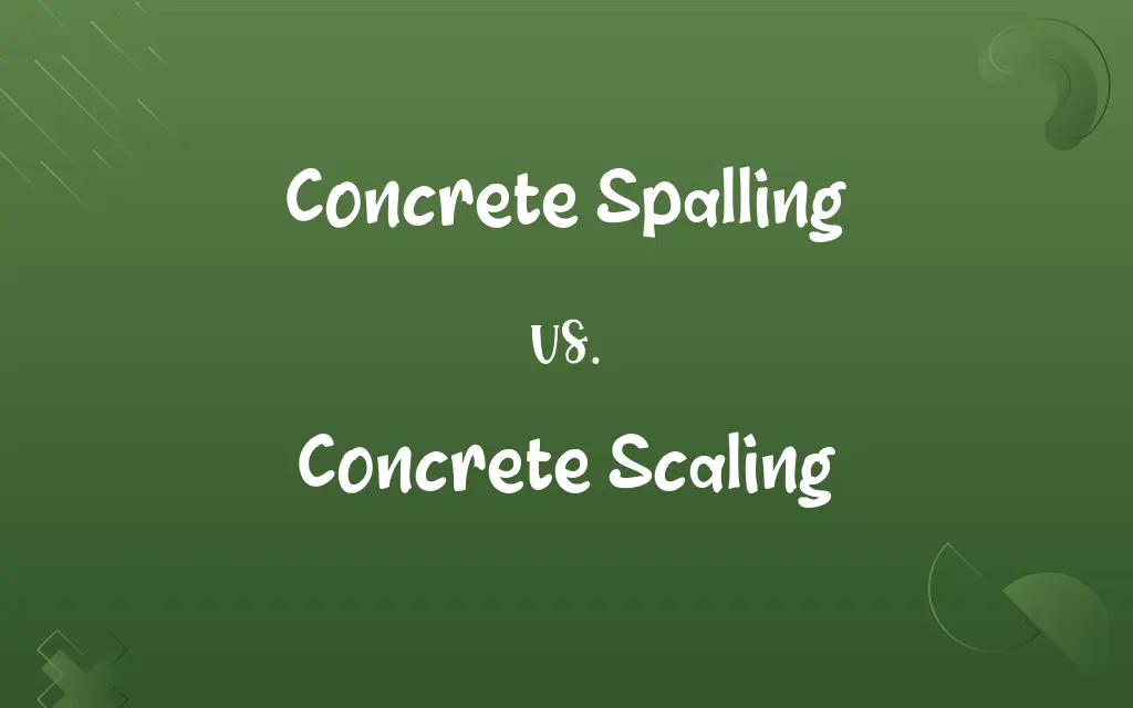 Concrete Spalling vs. Concrete Scaling