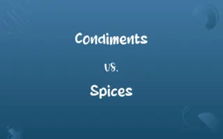 Condiments vs. Spices
