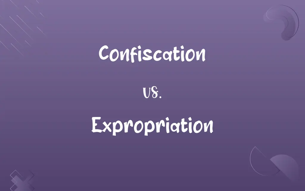 Confiscation vs. Expropriation