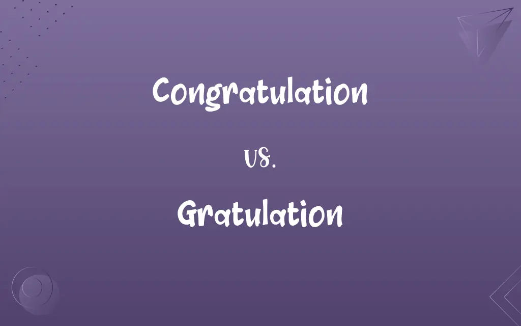 Congratulation vs. Gratulation