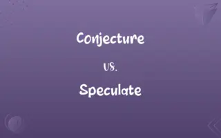 Conjecture vs. Speculate