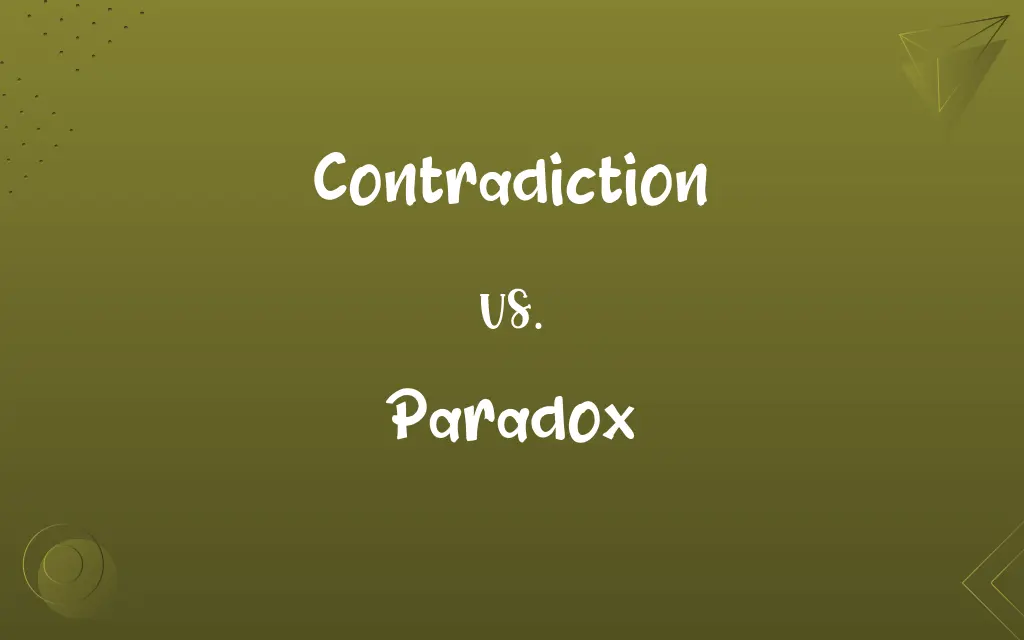 Contradiction vs. Paradox