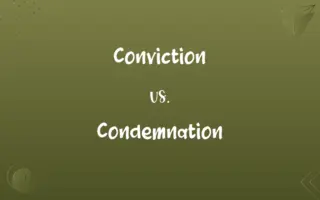 Conviction vs. Condemnation