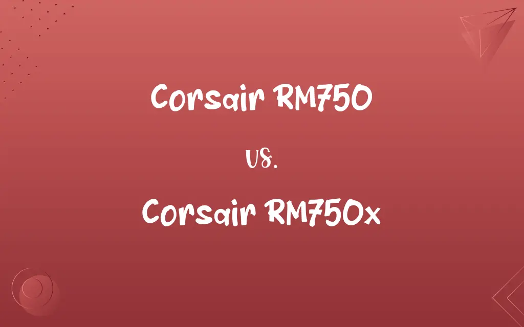 Corsair RM750 vs. Corsair RM750x