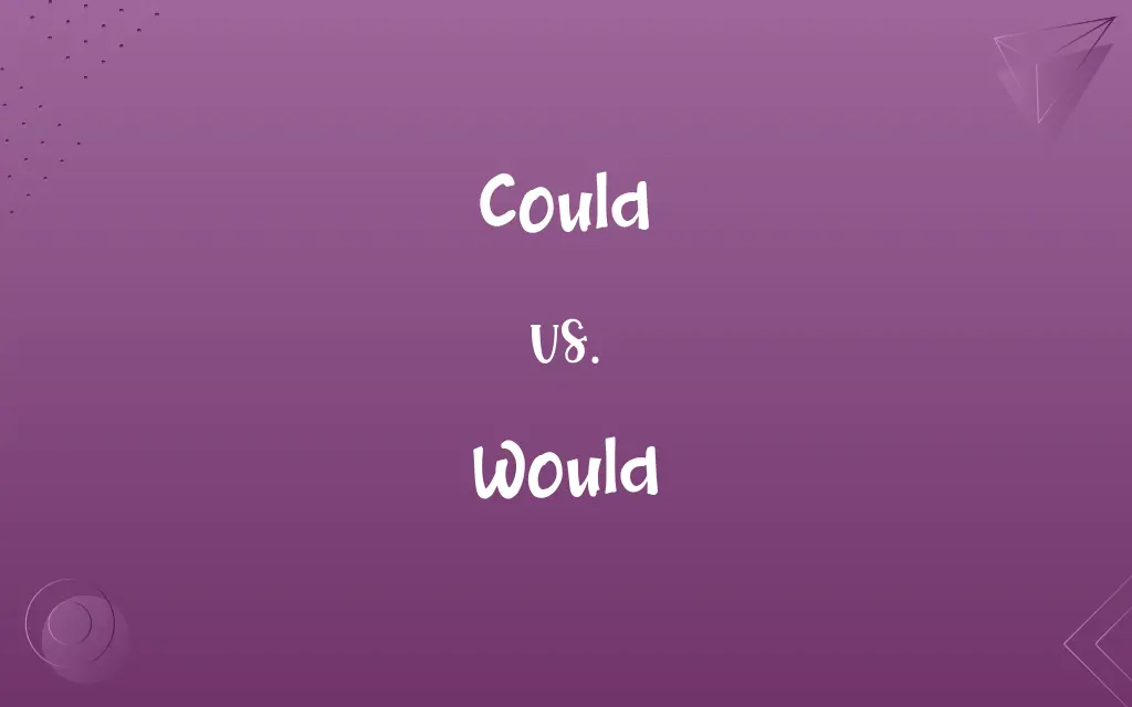 Could vs. Would