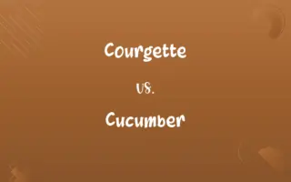 Courgette vs. Cucumber