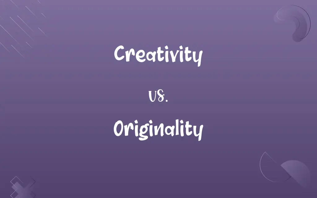 Creativity vs. Originality