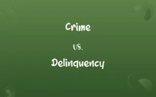 Crime vs. Delinquency
