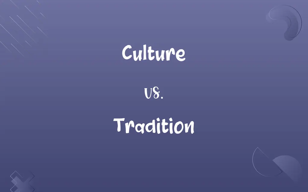 Culture vs. Tradition