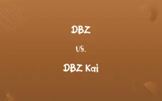 DBZ vs. DBZ Kai