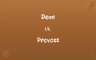 Dean vs. Provost