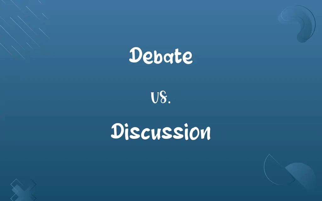 Debate vs. Discussion