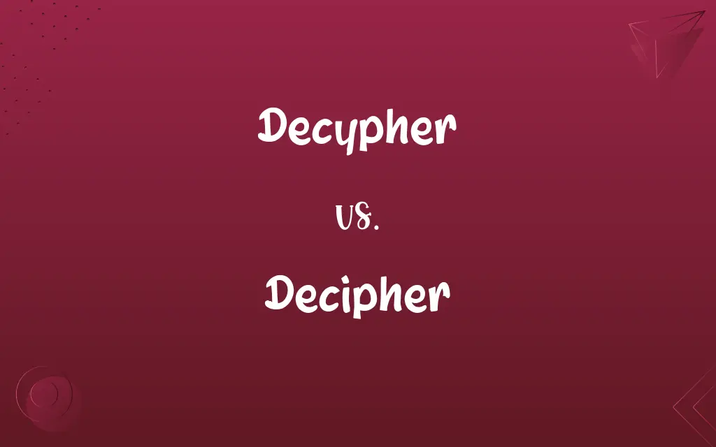 Decypher vs. Decipher