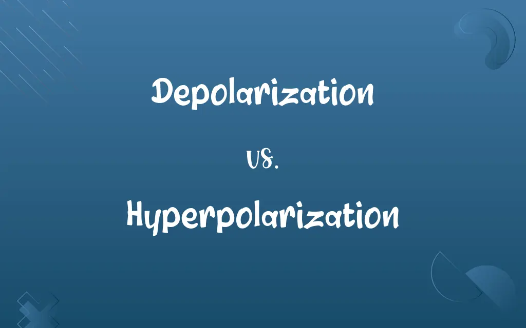 Depolarization vs. Hyperpolarization