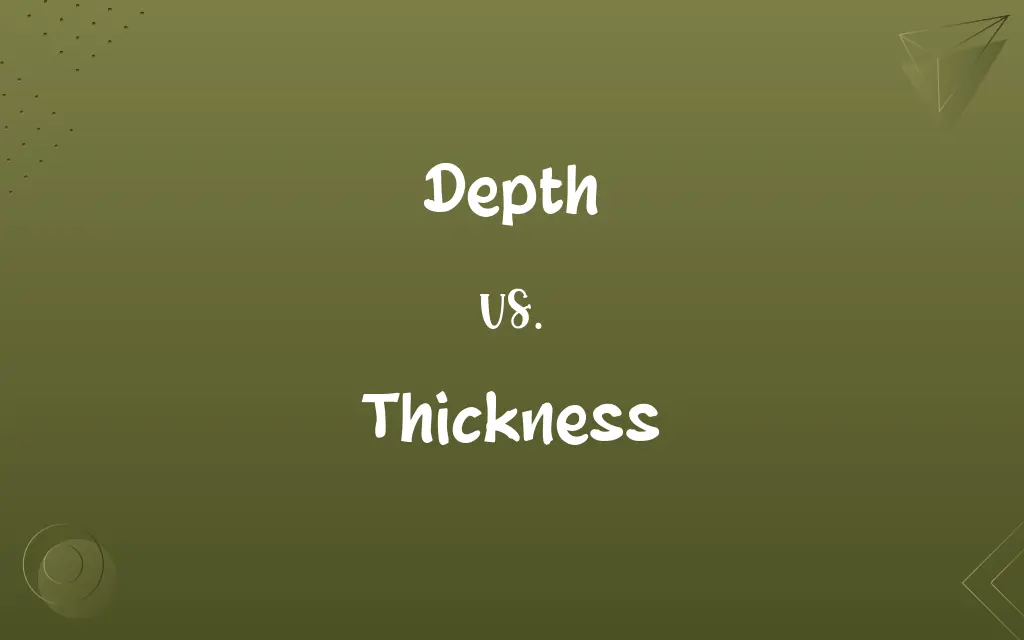Depth vs. Thickness