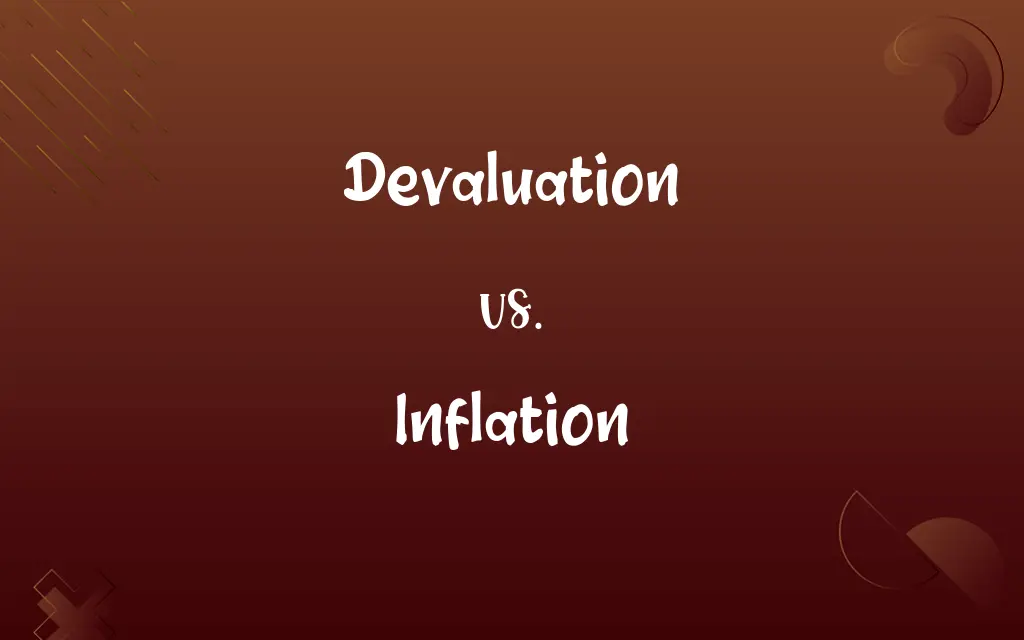 Devaluation vs. Inflation
