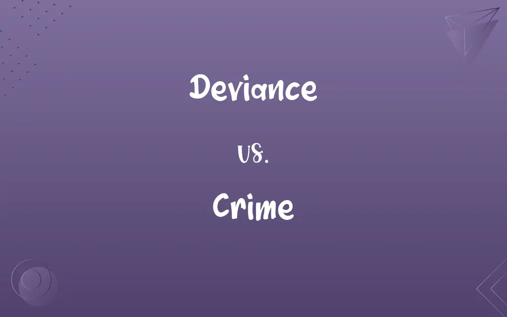 Deviance vs. Crime
