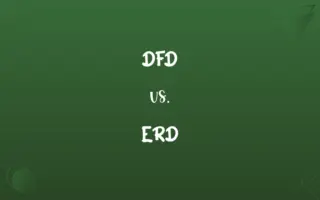 DFD vs. ERD