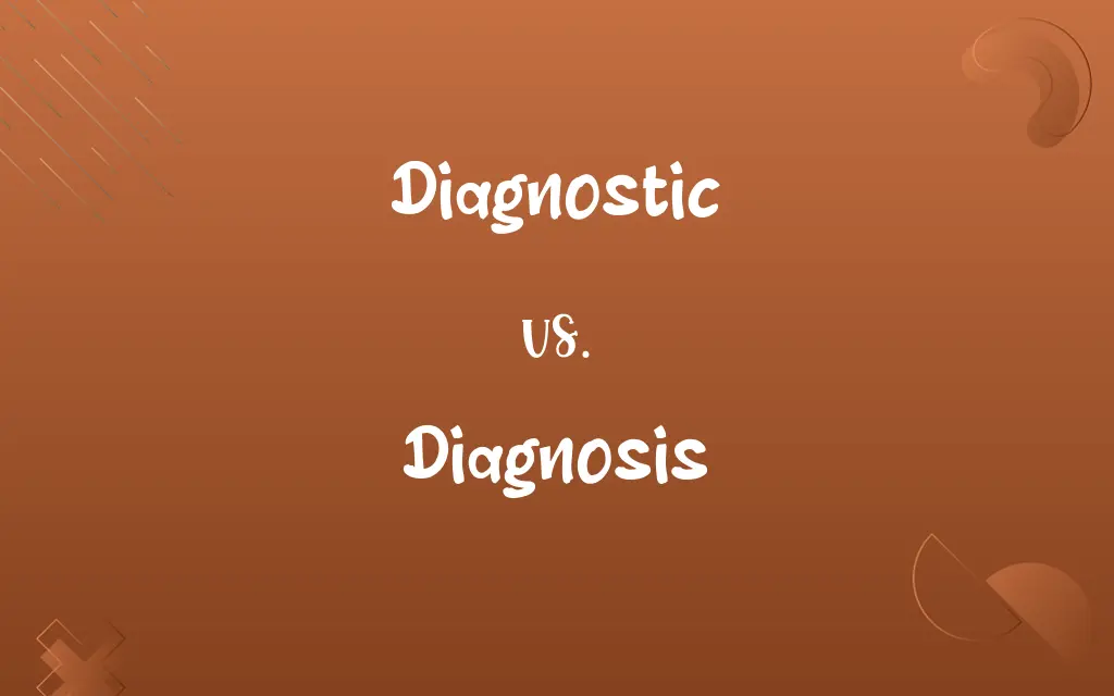 Diagnostic vs. Diagnosis