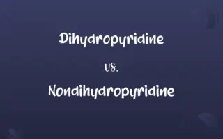 Dihydropyridine vs. Nondihydropyridine