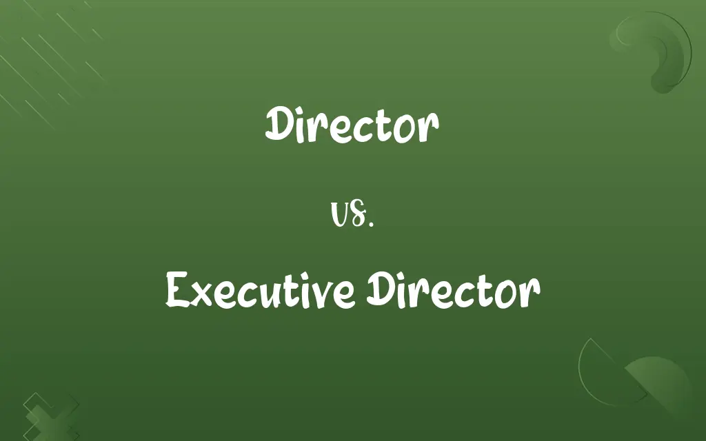 Director vs. Executive Director