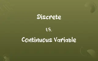 Discrete vs. Continuous Variable