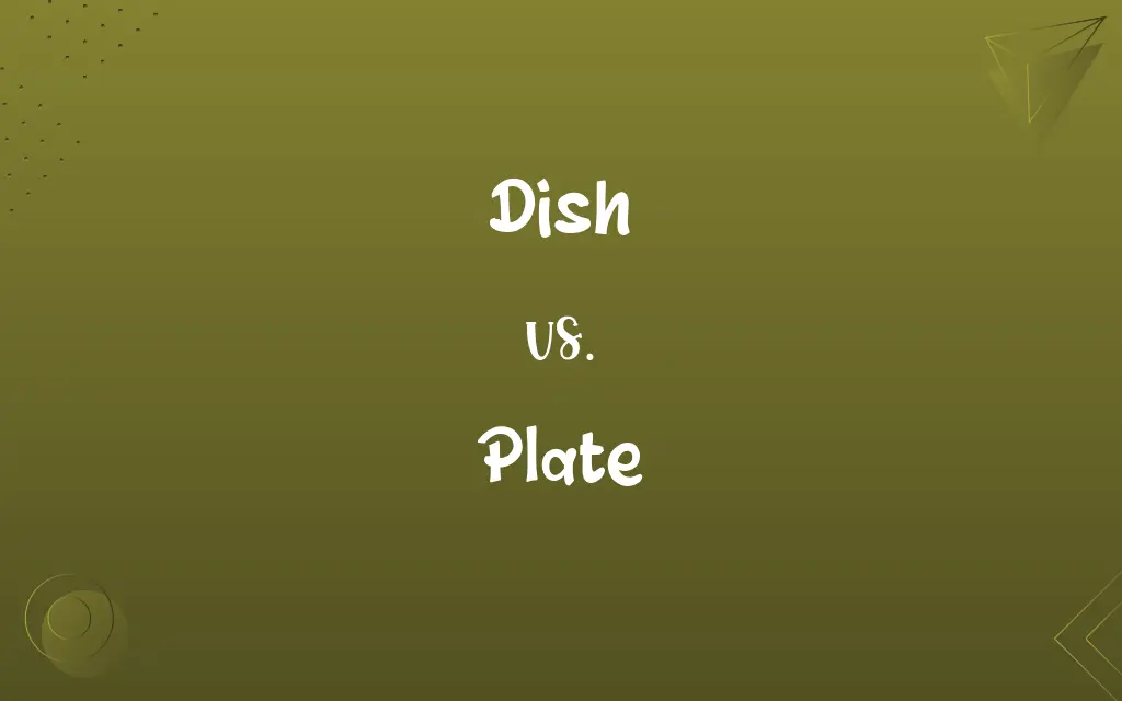 Dish vs. Plate