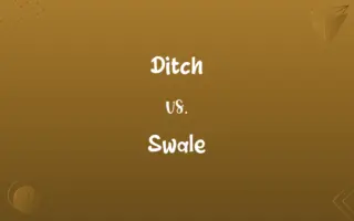 Ditch vs. Swale