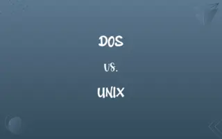 DOS vs. UNIX