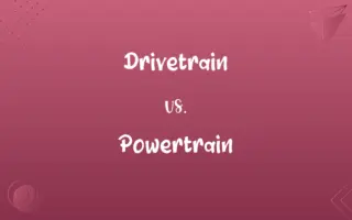 Drivetrain vs. Powertrain