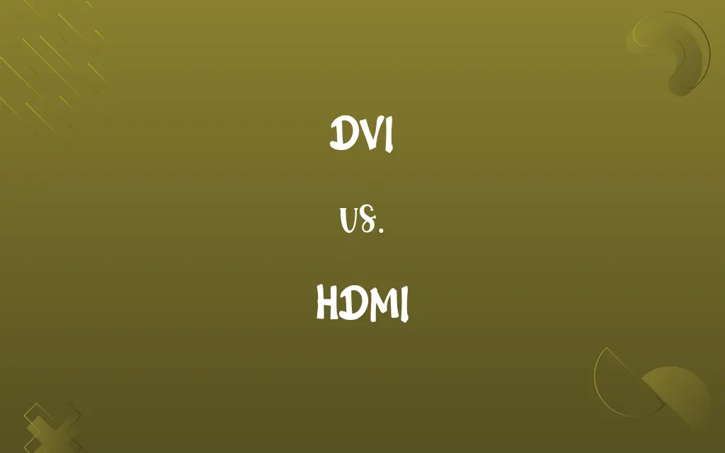 DVI vs. HDMI