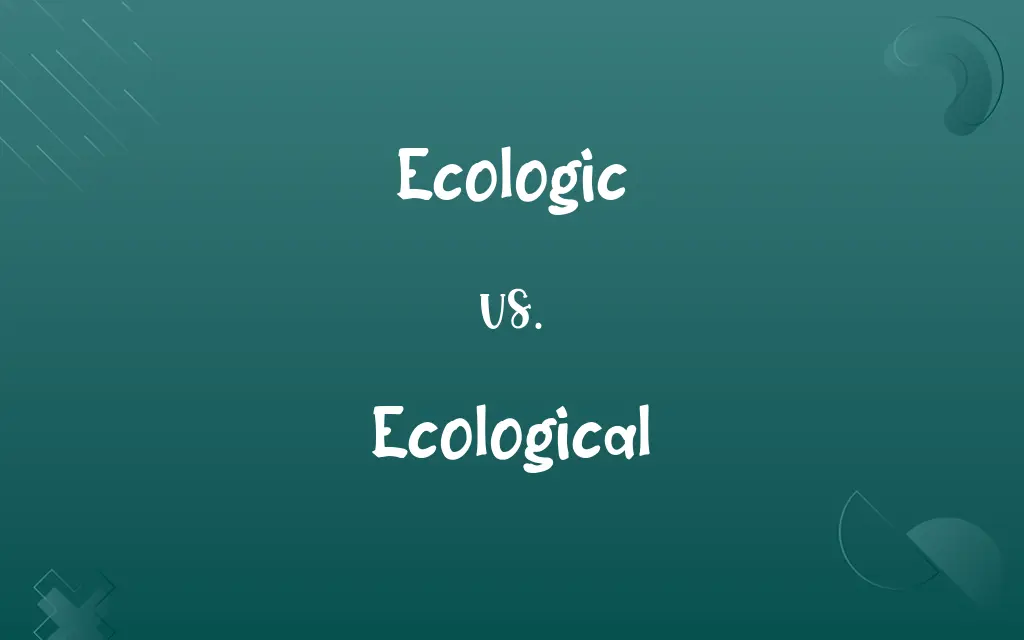 Ecologic vs. Ecological