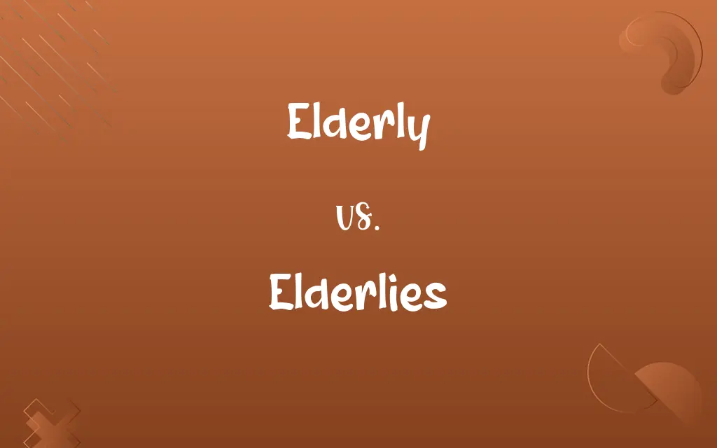 Elderly vs. Elderlies