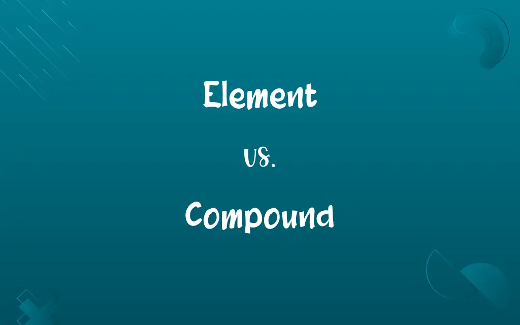 Element vs. Compound