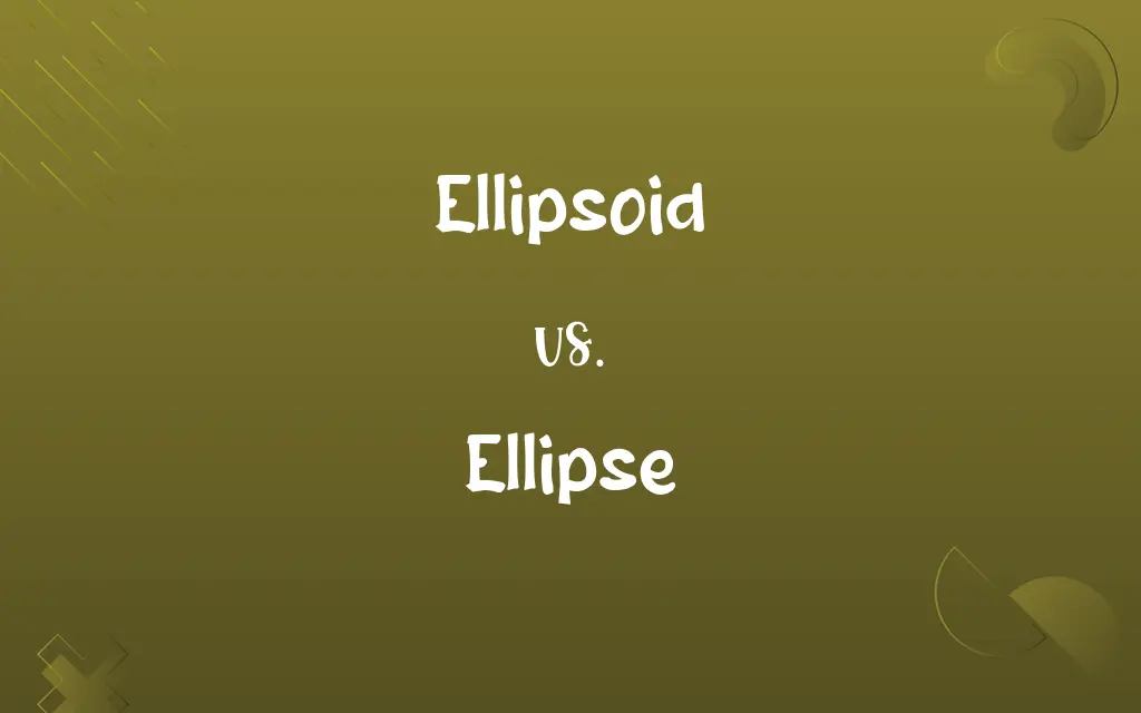 Ellipsoid vs. Ellipse