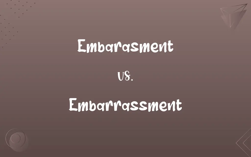 Embarasment vs. Embarrassment