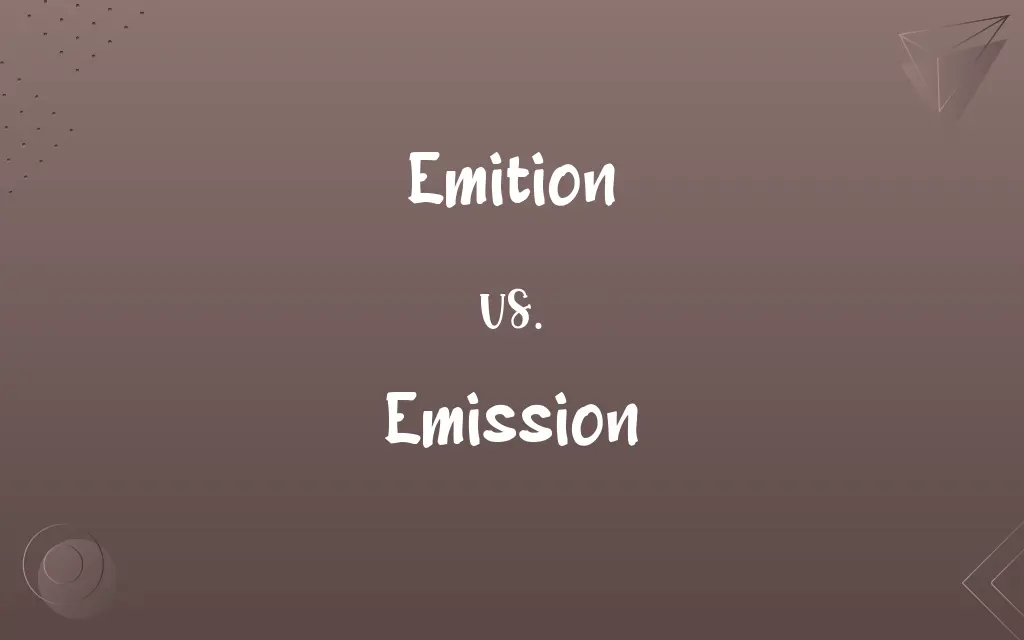Emition vs. Emission