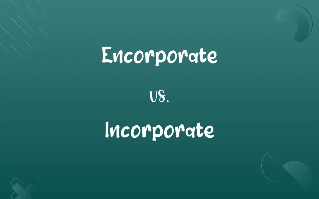 Encorporate vs. Incorporate