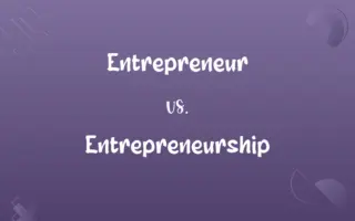 Entrepreneur vs. Entrepreneurship