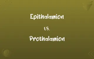 Epithalamion vs. Prothalamion