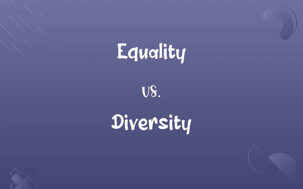 Equality vs. Diversity