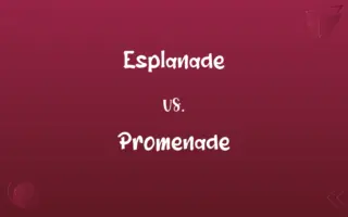 Esplanade vs. Promenade