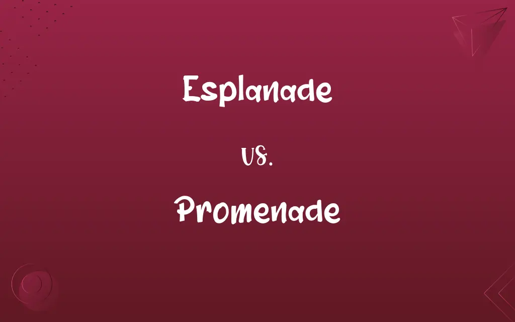Esplanade vs. Promenade