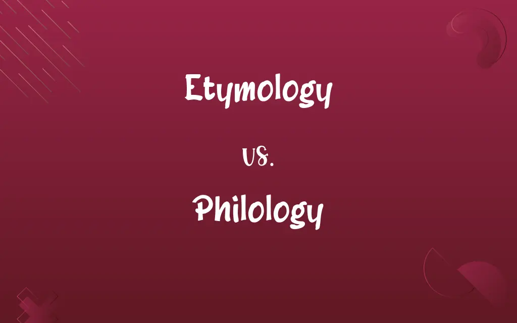Etymology vs. Philology